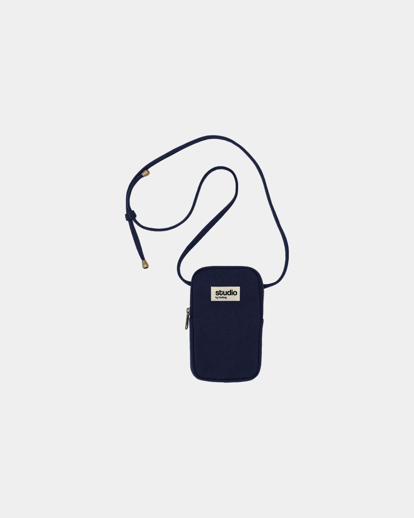 Housse smartphone coton bio Hindbag Théo à personnaliser - Navy