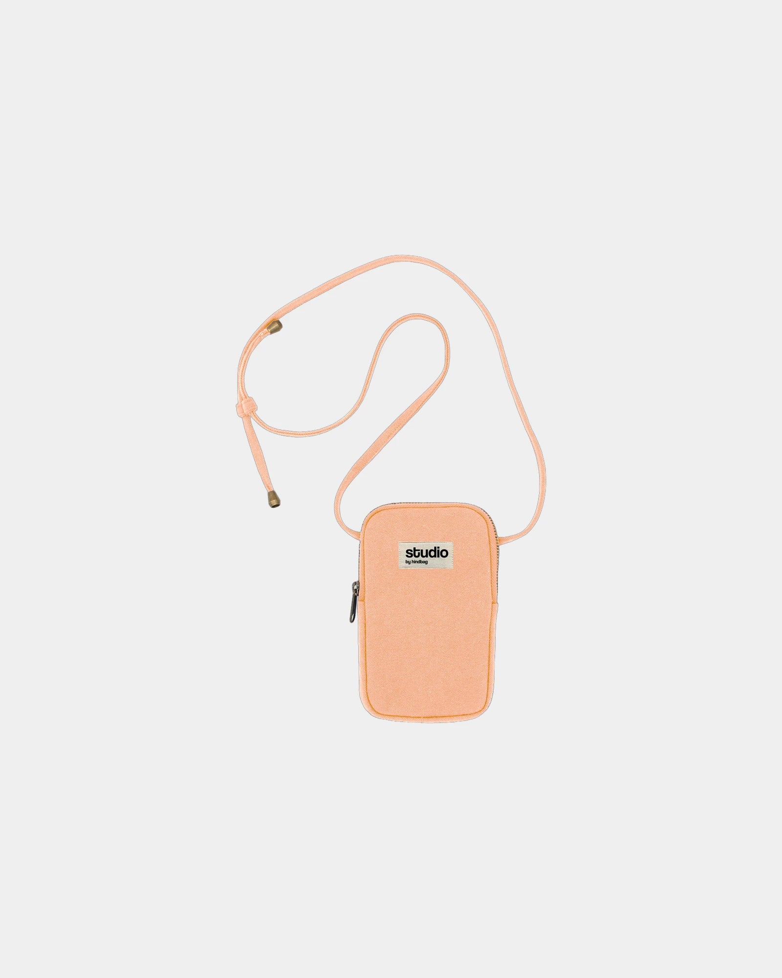 Housse smartphone coton bio Hindbag Théo à personnaliser - Salmon