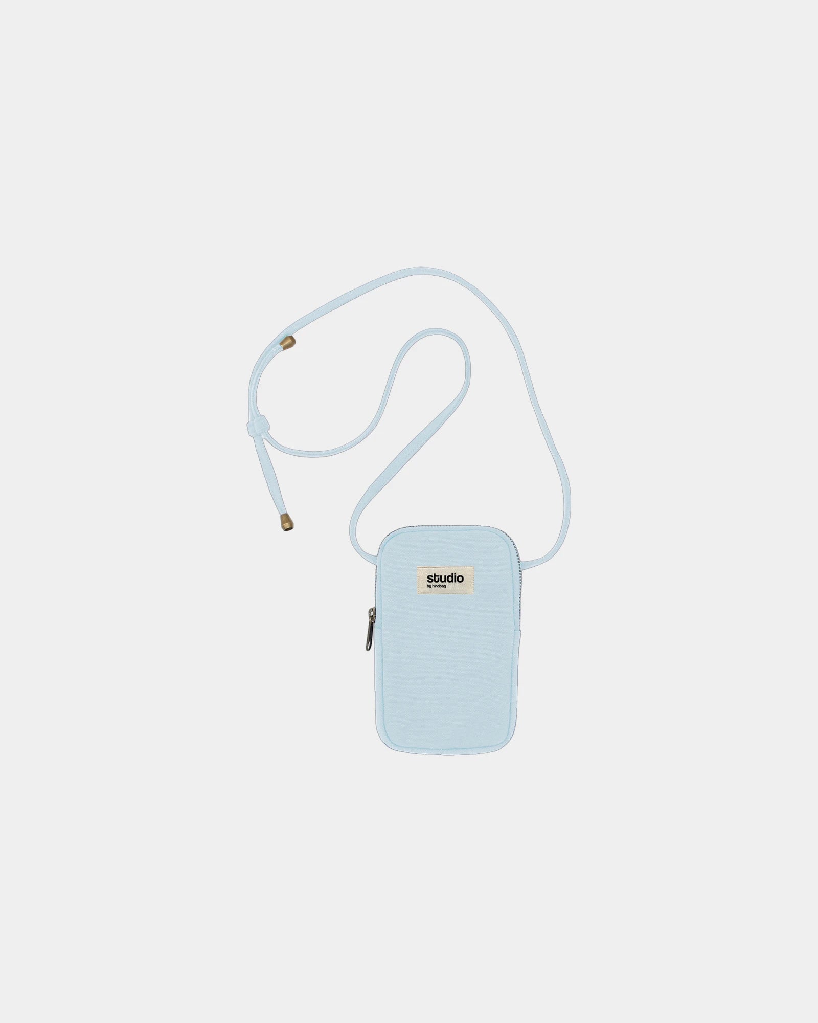 Housse smartphone coton bio Hindbag Théo à personnaliser - Azure