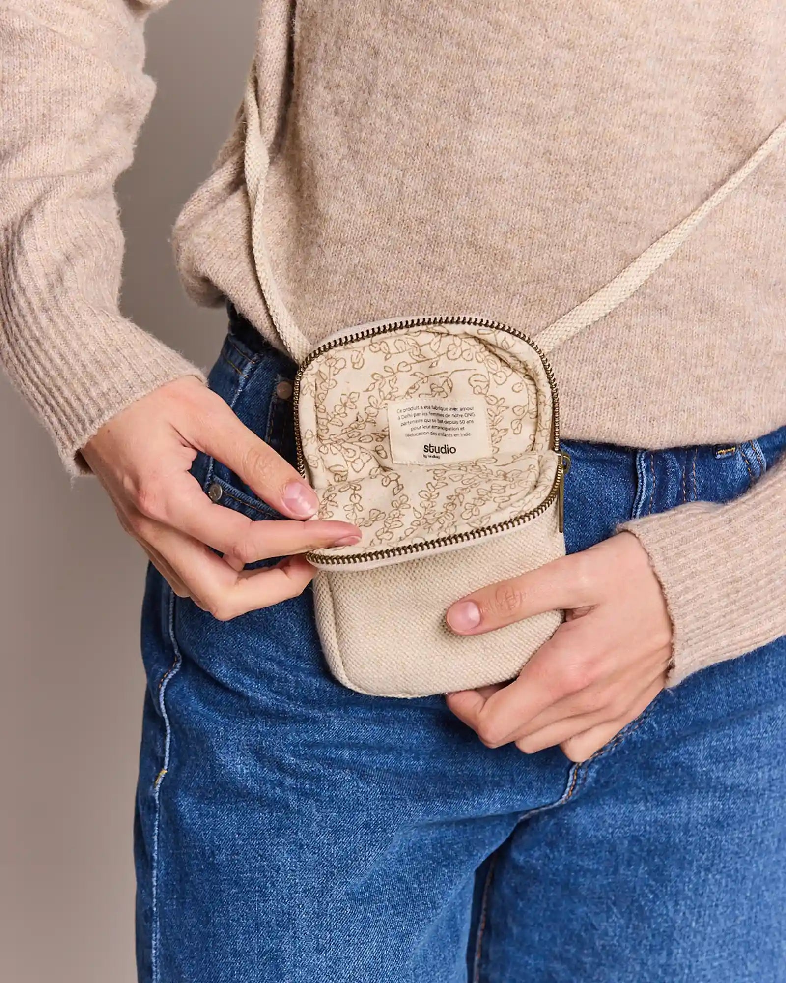 Housse smartphone coton bio Hindbag Théo à personnaliser - 69
