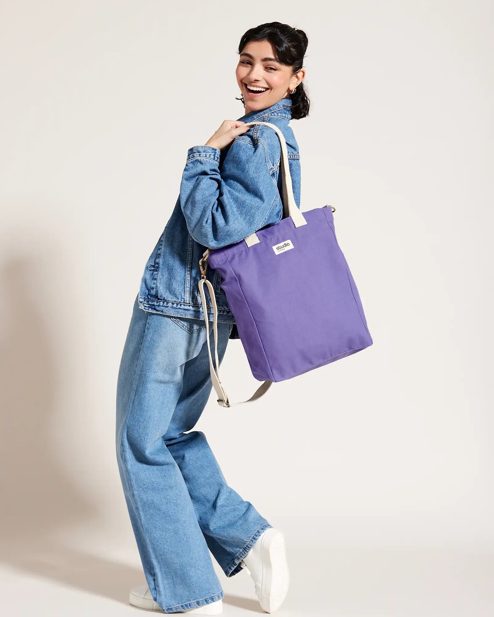 Sac cabas coton bio Hindbag Evan à personnaliser - 22