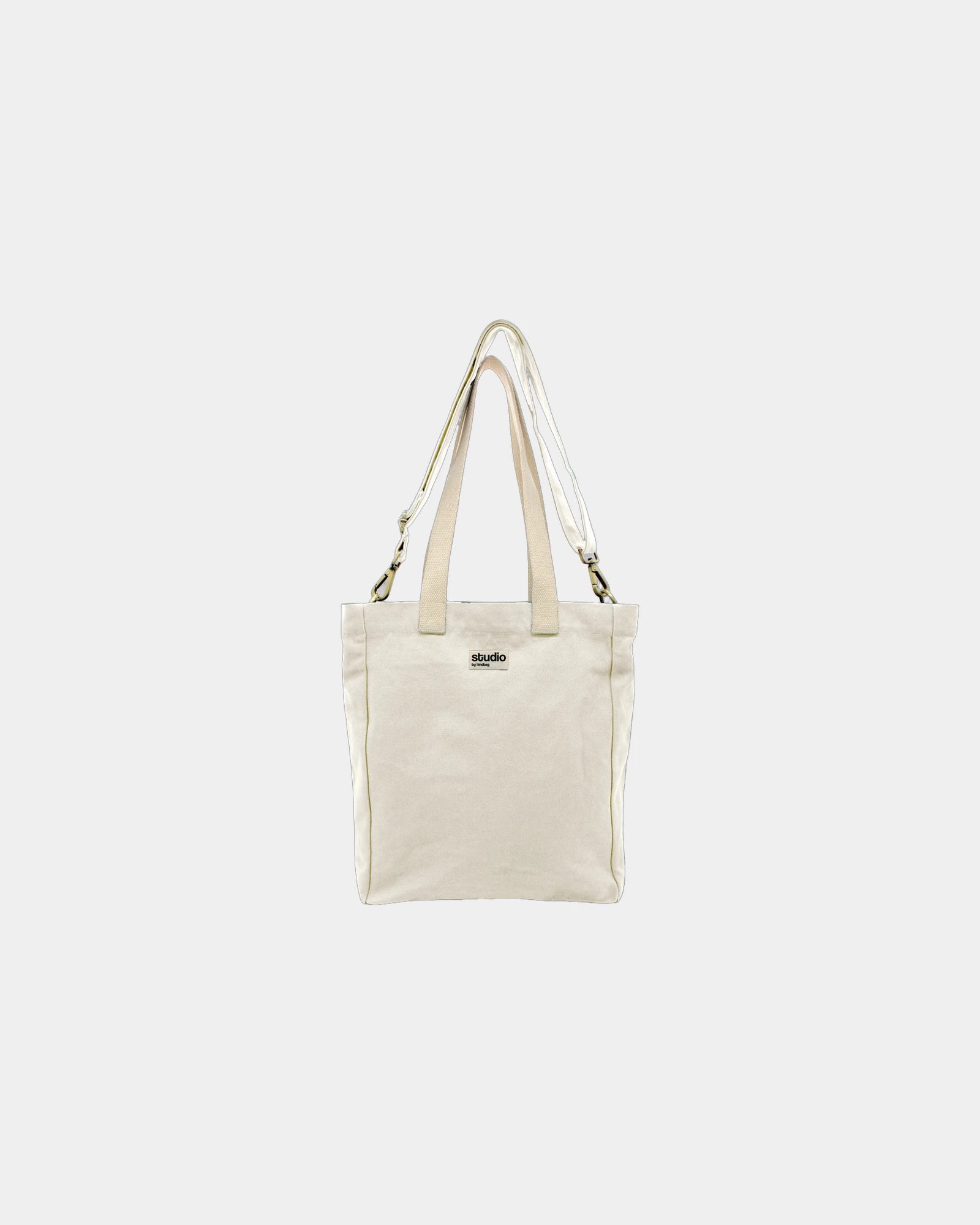 Sac cabas coton bio Hindbag Evan à personnaliser - Ecru