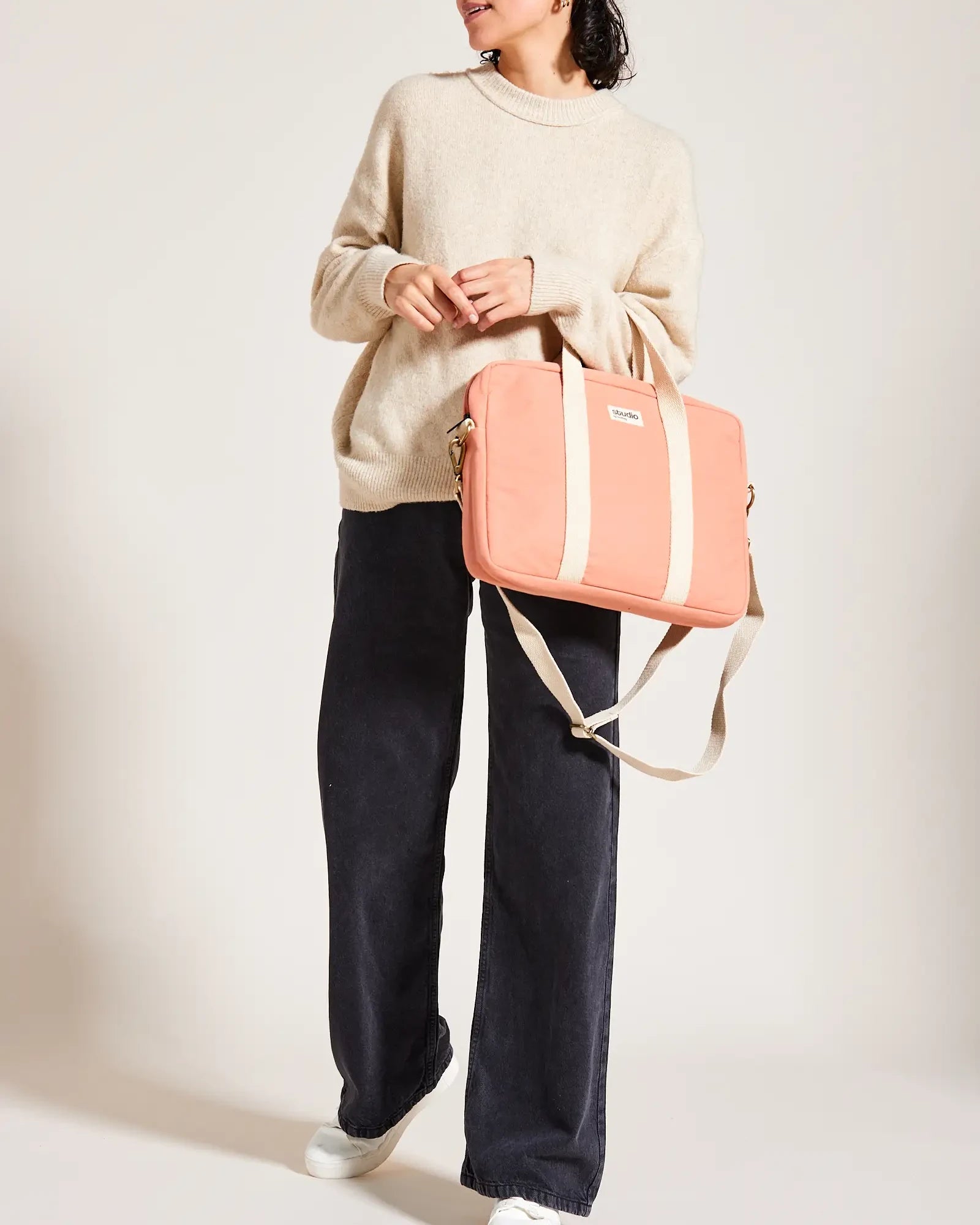 Sac ordinateur coton bio Hindbag Luis à personnaliser - 21