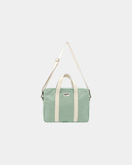 Sac ordinateur coton bio Hindbag Luis à personnaliser - Mint