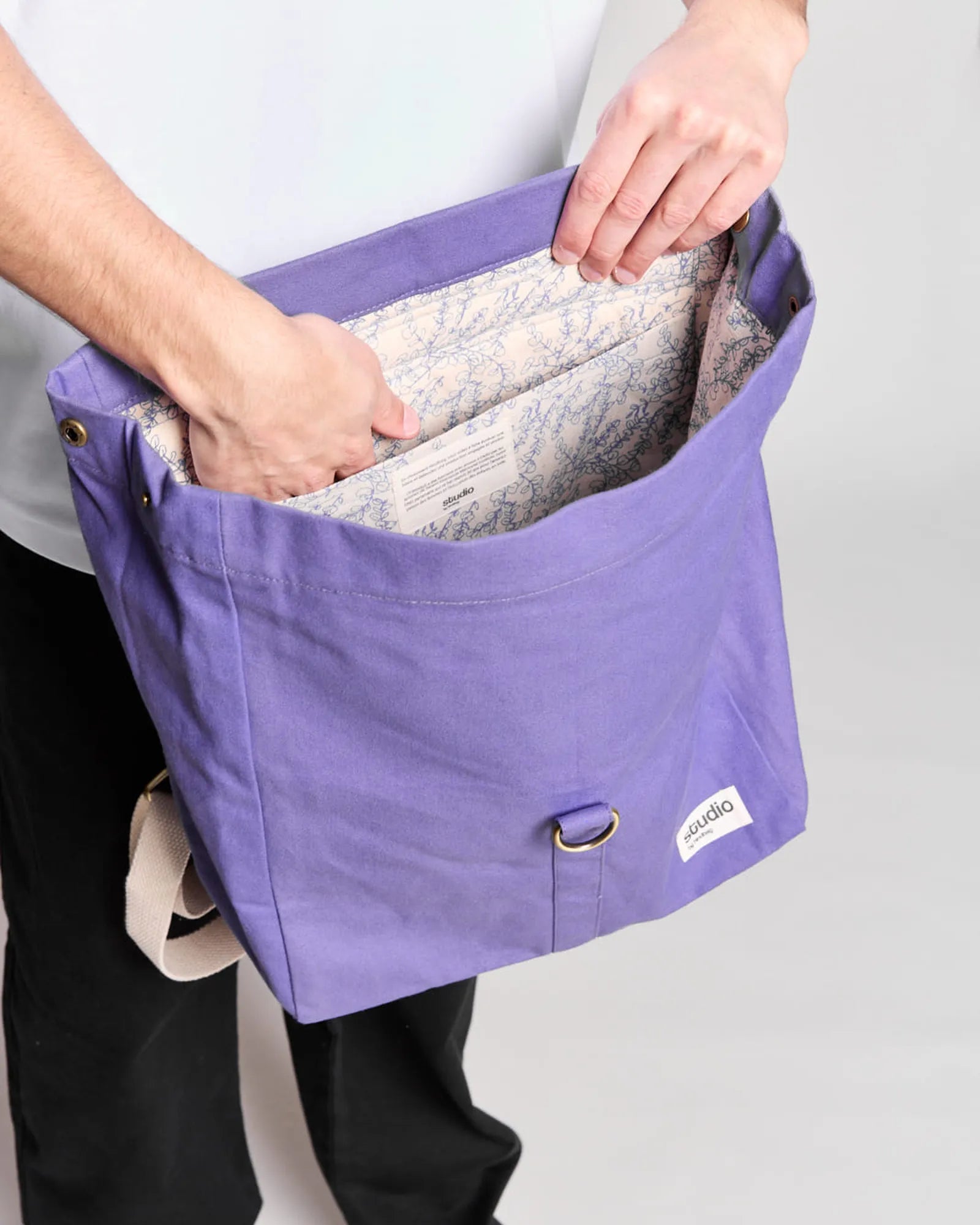 Sac à dos coton bio Hindbag Oscar à personnaliser - 22