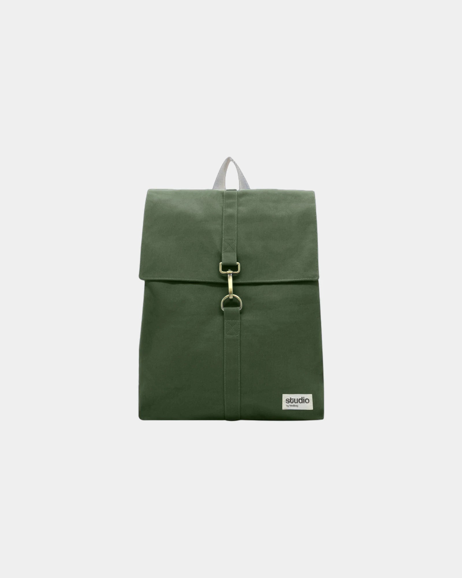 Sac à dos coton bio Hindbag Oscar à personnaliser - Olive