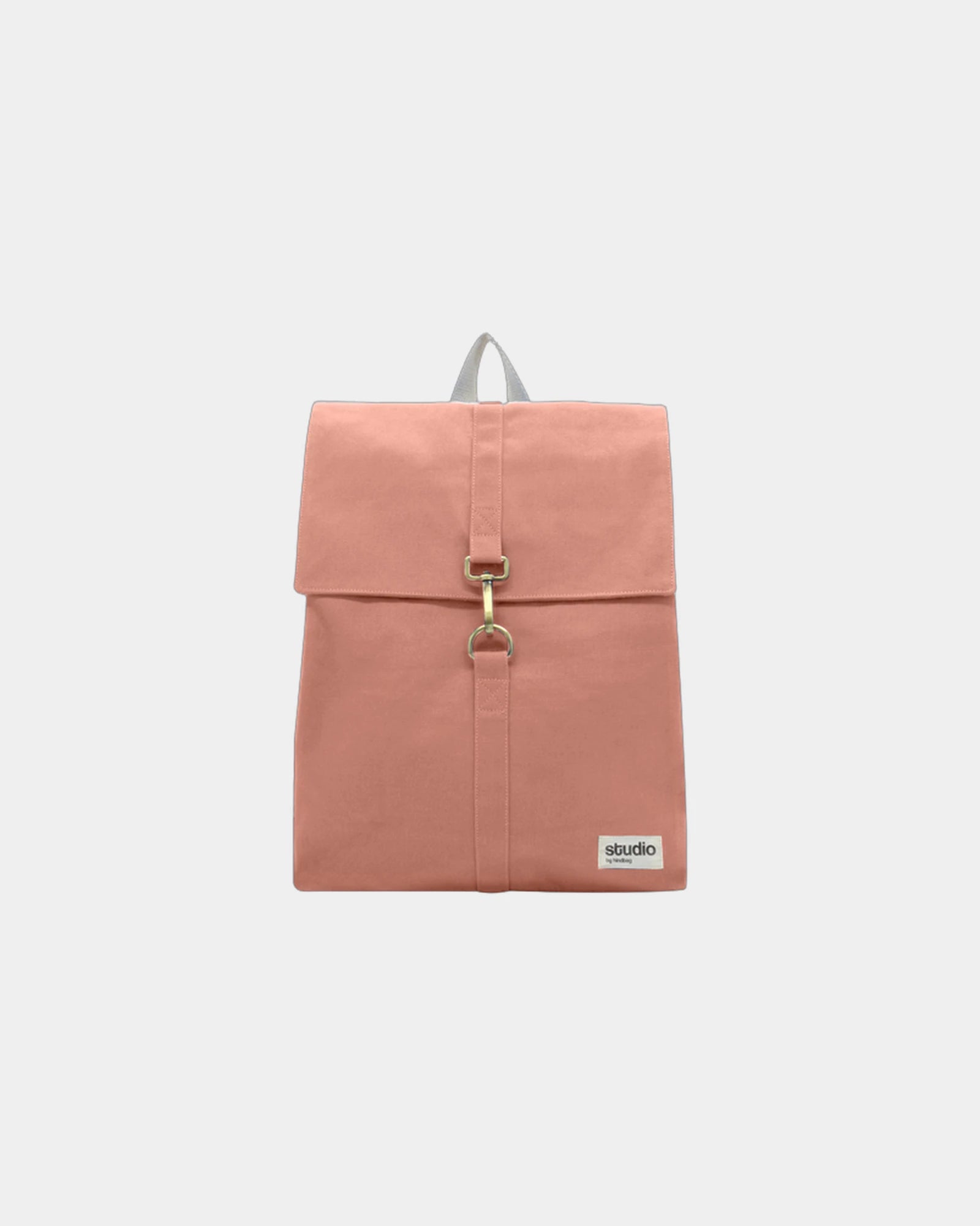 Sac à dos coton bio Hindbag Oscar à personnaliser - Salmon
