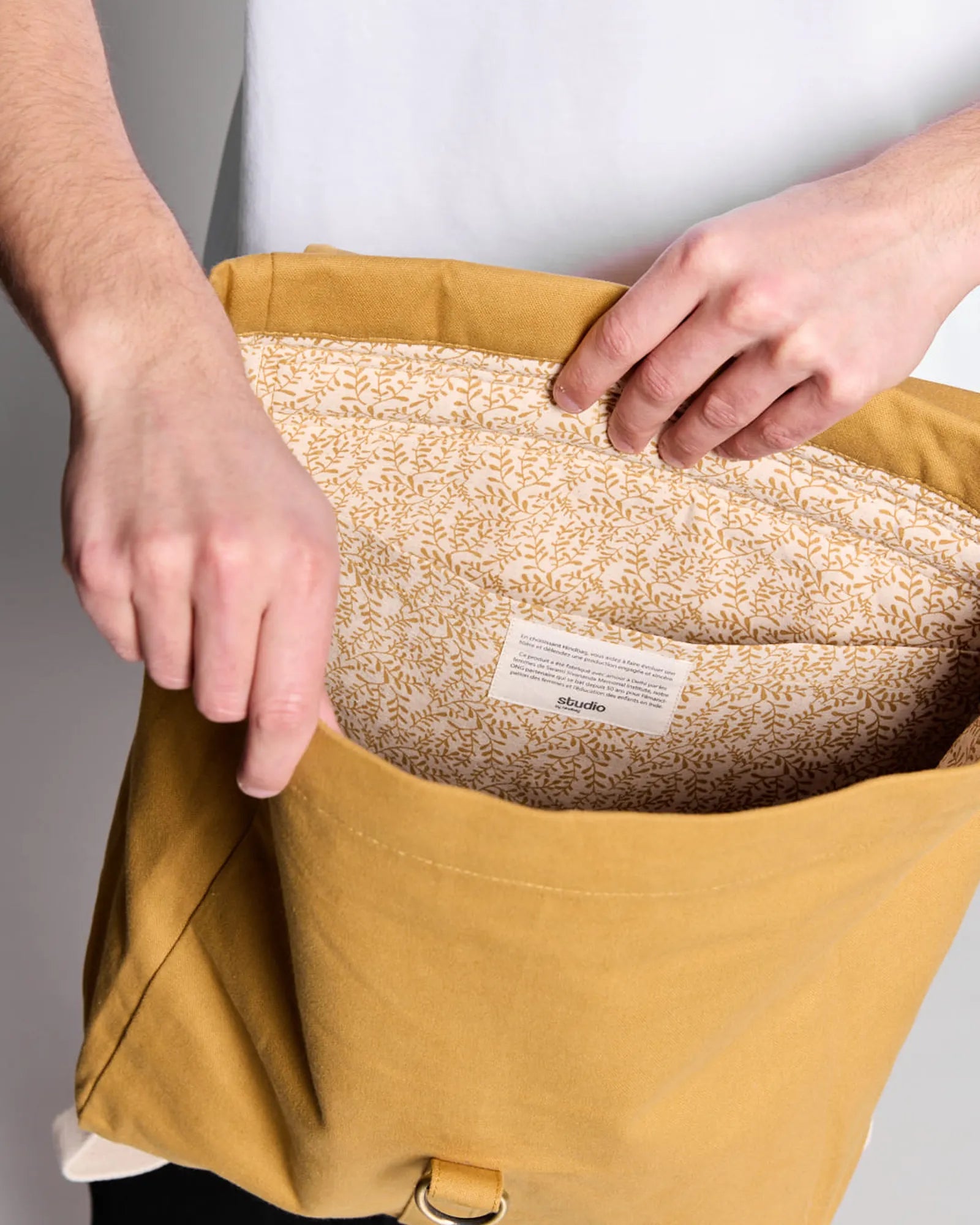 Sac à dos coton bio Hindbag Oscar à personnaliser - 26