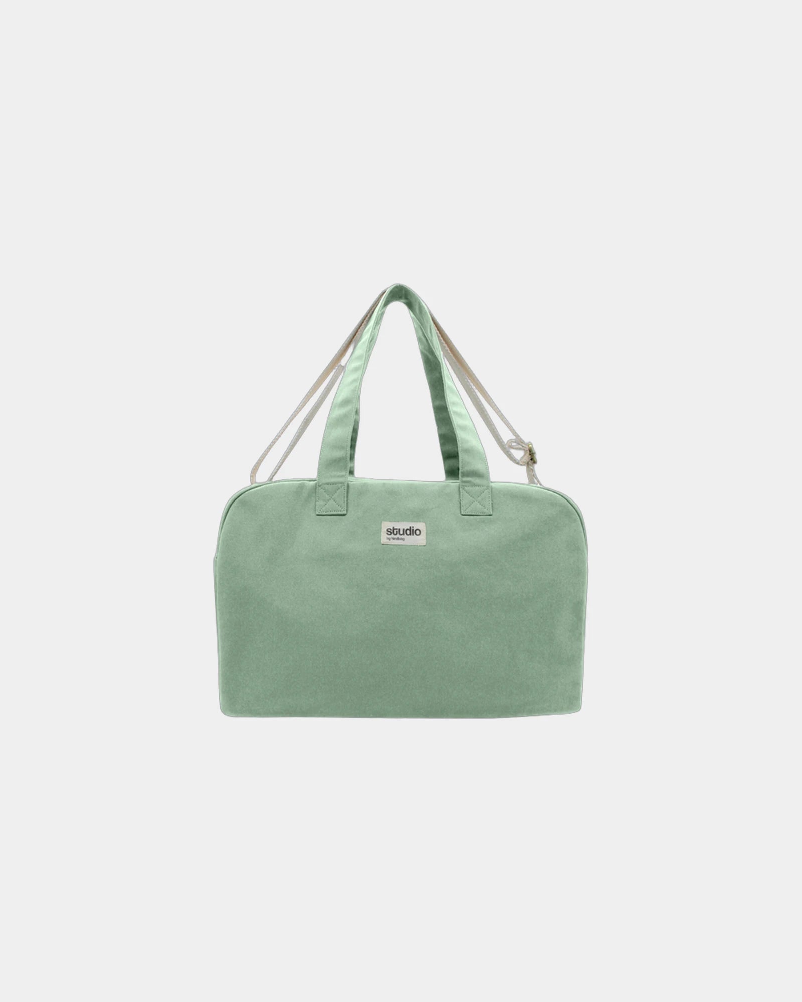 Sac de sport coton bio Hindbag Hugo à personnaliser - Mint