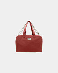 Sac de sport coton bio Hindbag Hugo à personnaliser - Brick Red