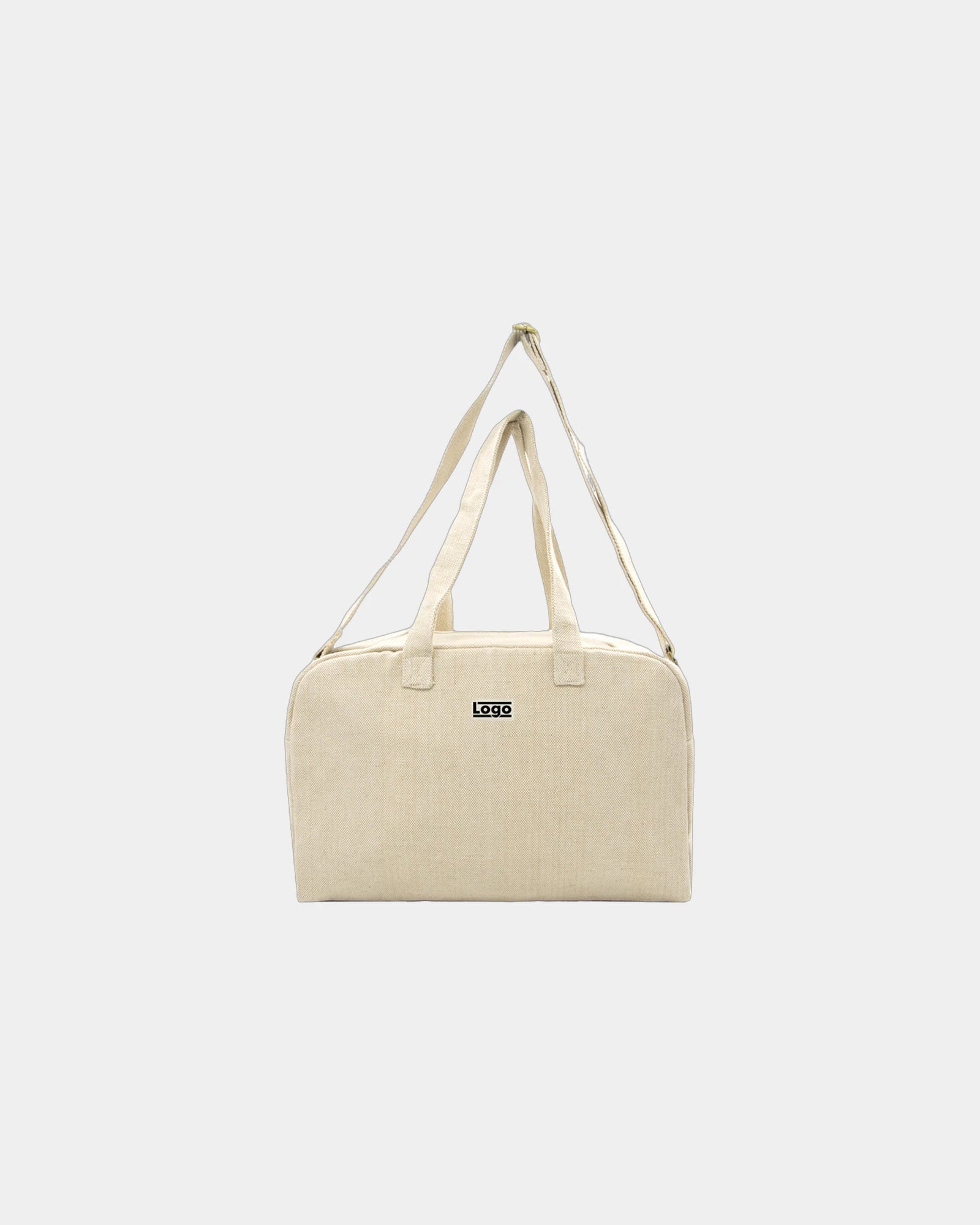 Sac de sport coton bio Hindbag Hugo à personnaliser - Jute