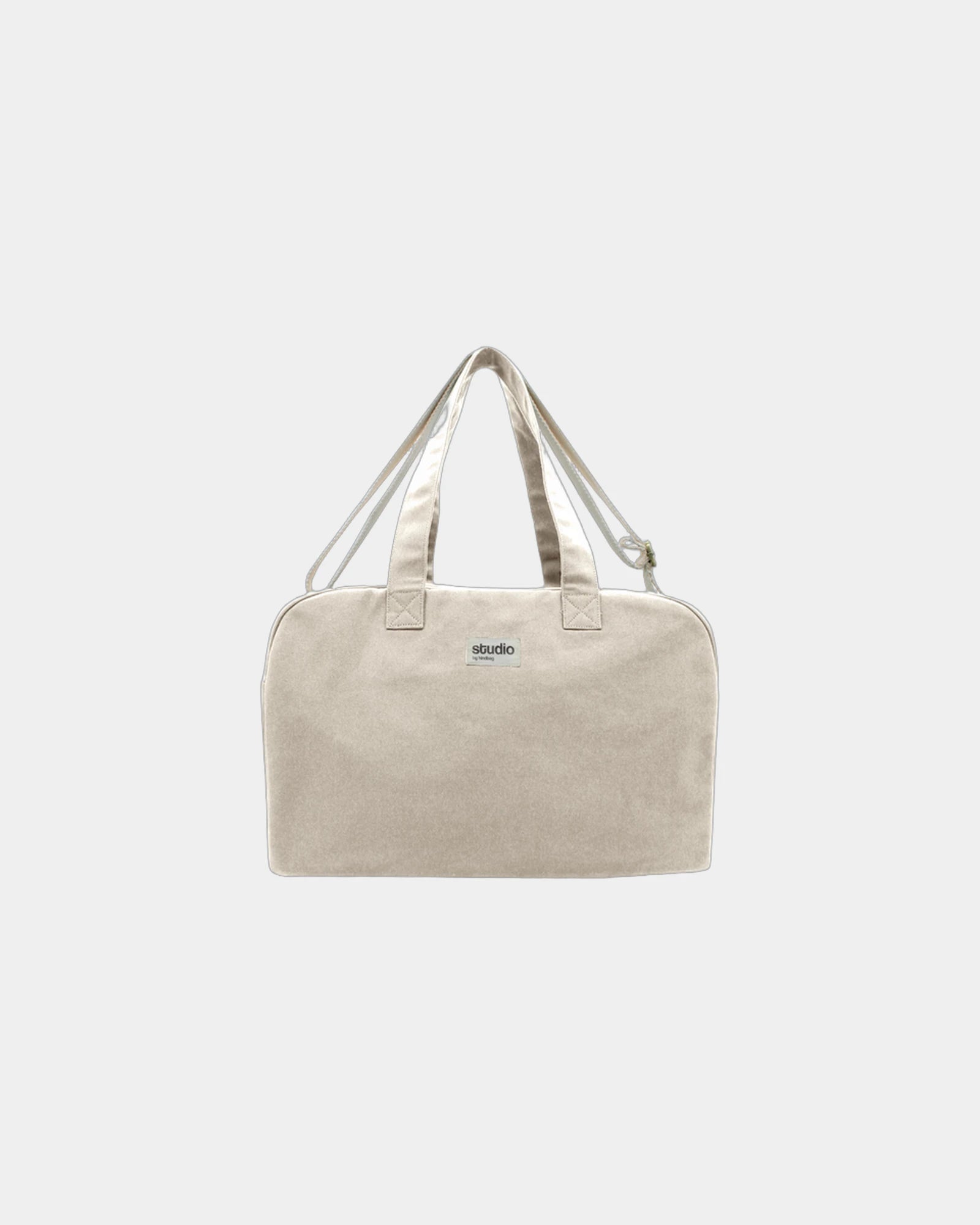 Sac de sport coton bio Hindbag Hugo à personnaliser - Ecru