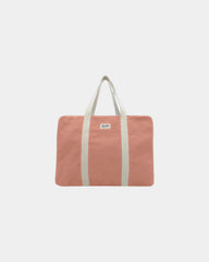 Sac de voyage coton bio Hindbag Gabriel à personnaliser - Salmon
