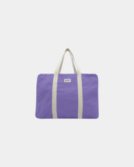 Sac de voyage coton bio Hindbag Gabriel à personnaliser - Lavender
