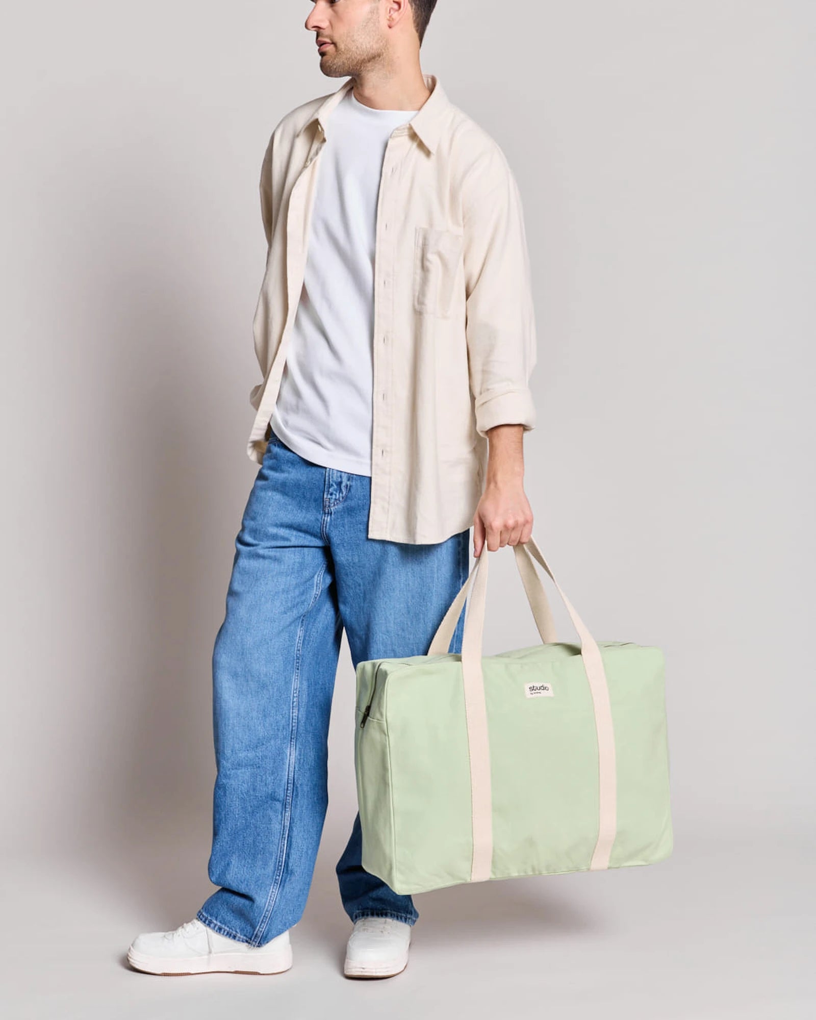Sac de voyage coton bio Hindbag Gabriel à personnaliser - 30