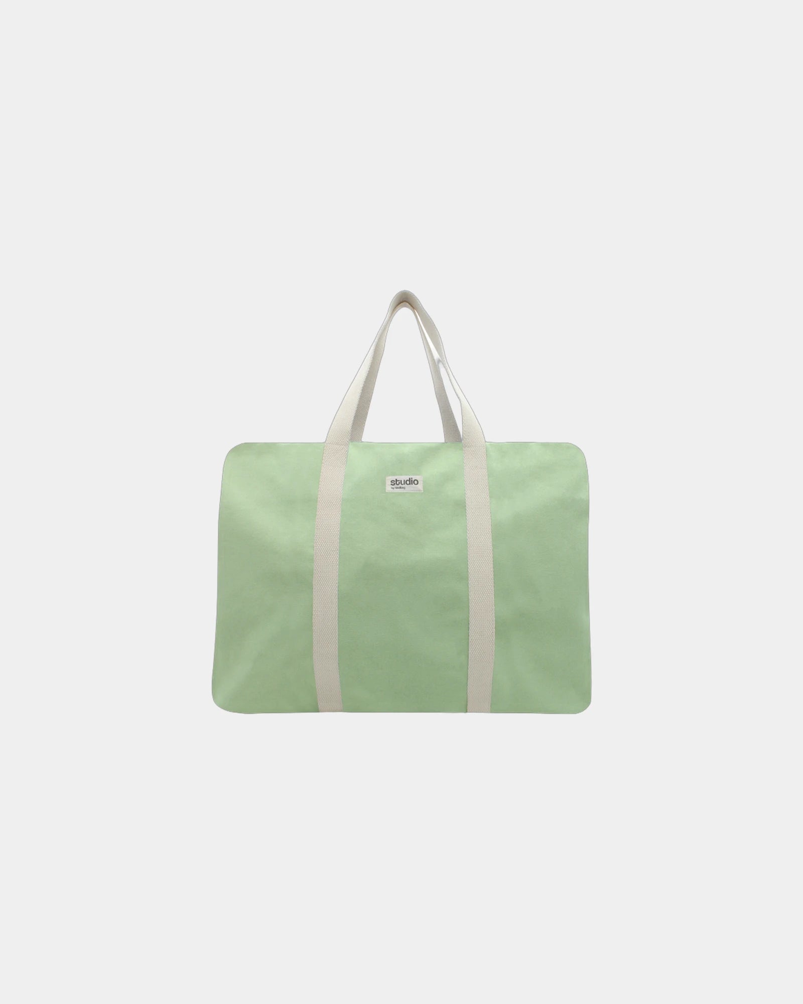 Sac de voyage coton bio Hindbag Gabriel à personnaliser - Mint