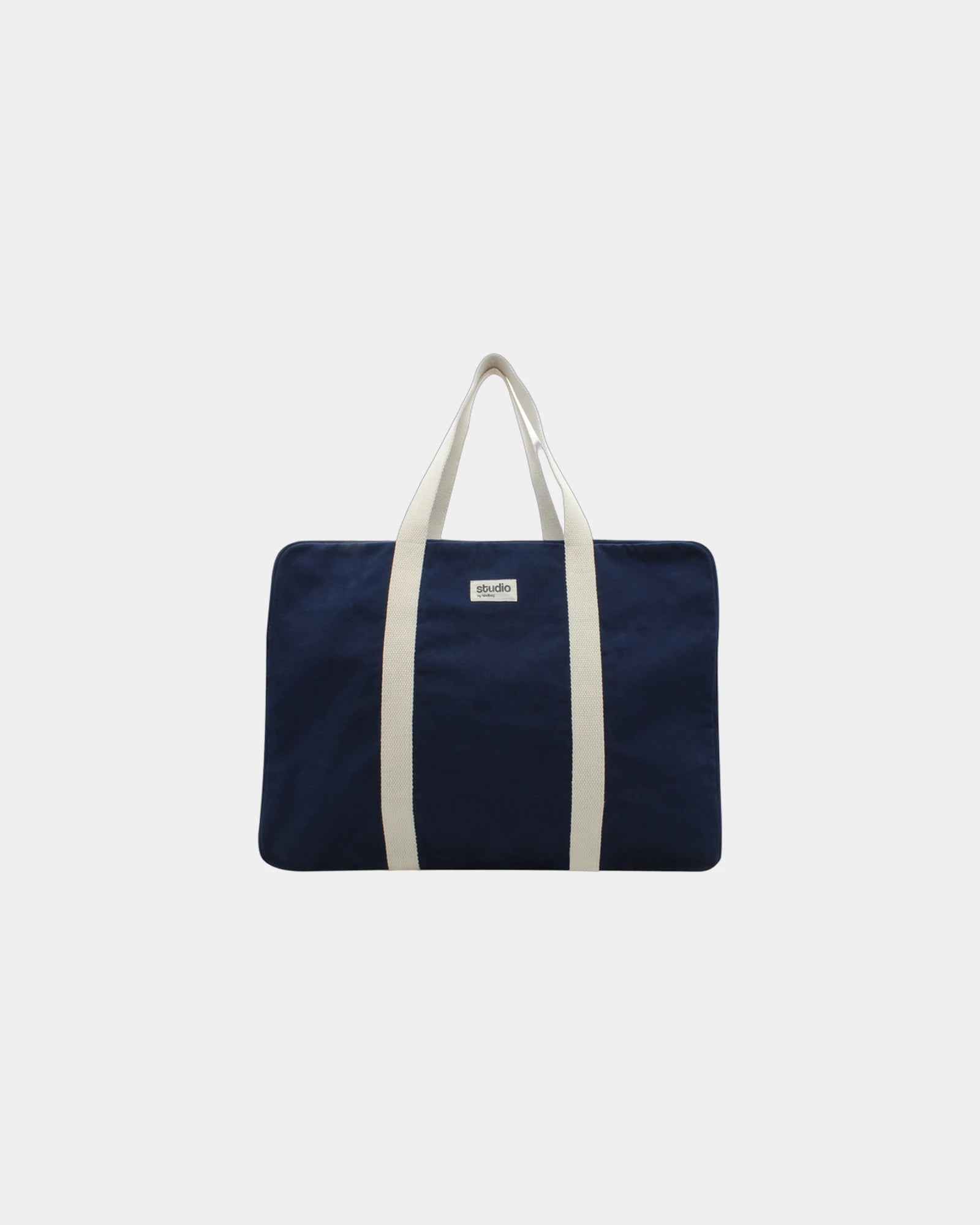 Sac de voyage coton bio Hindbag Gabriel à personnaliser - Navy