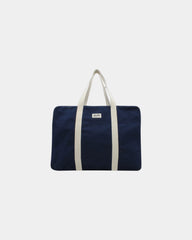 Sac de voyage coton bio Hindbag Gabriel à personnaliser - Navy