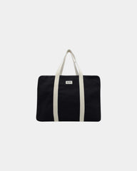 Sac de voyage coton bio Hindbag Gabriel à personnaliser - Black