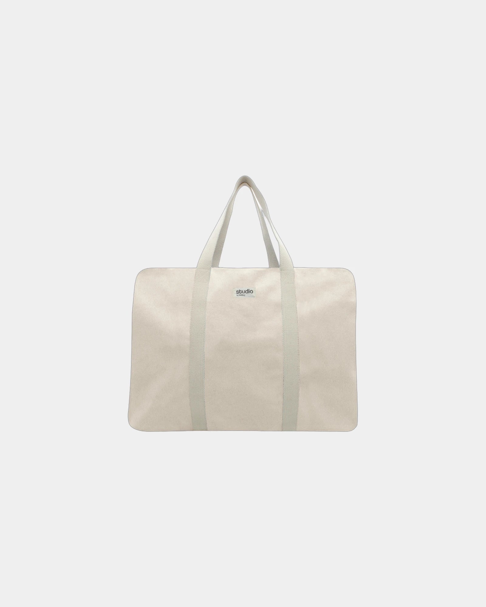 Sac de voyage coton bio Hindbag Gabriel à personnaliser - Ecru