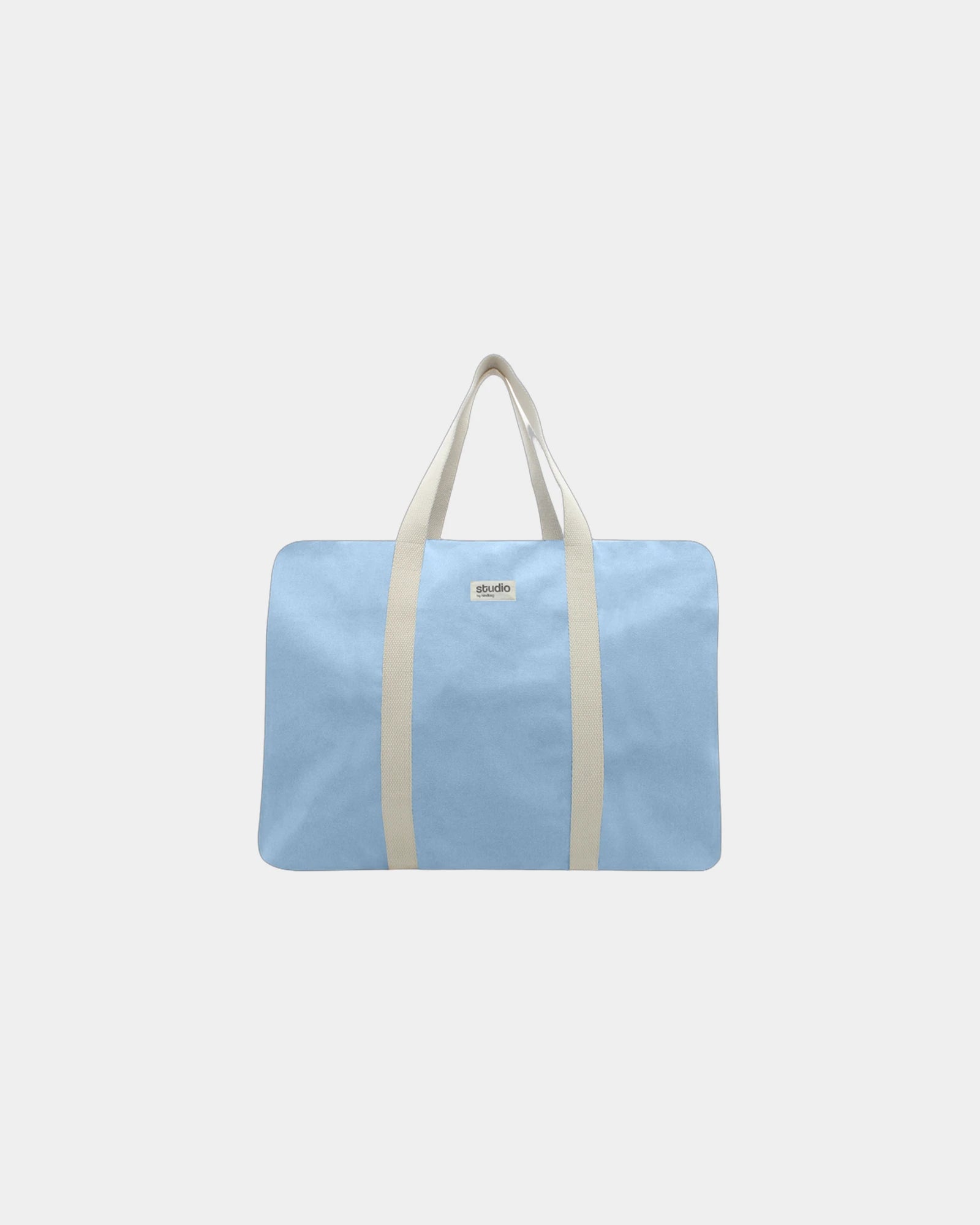 Sac de voyage coton bio Hindbag Gabriel à personnaliser - Azure