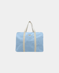Sac de voyage coton bio Hindbag Gabriel à personnaliser - Azure