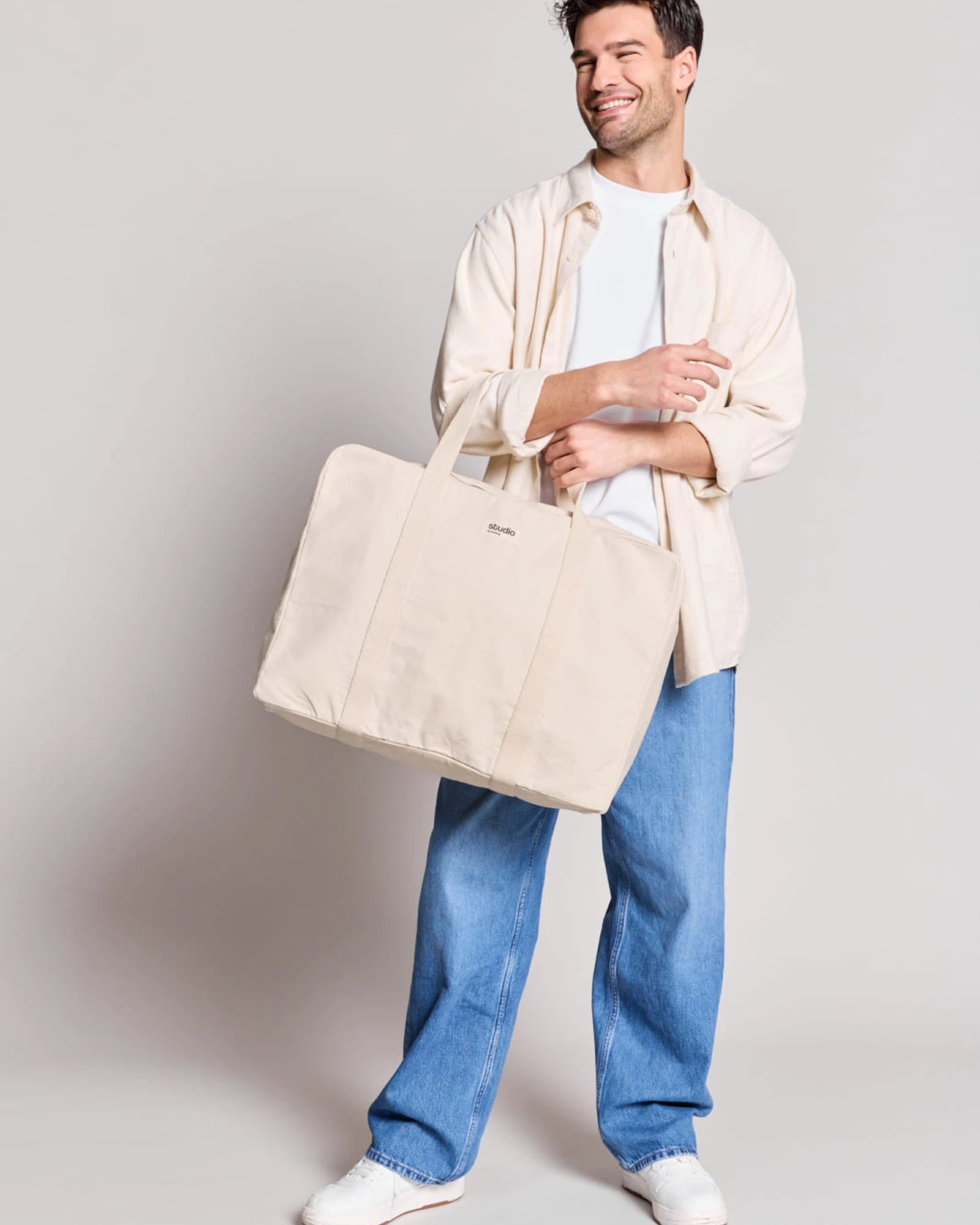 Sac de voyage coton bio Hindbag Gabriel à personnaliser - 3