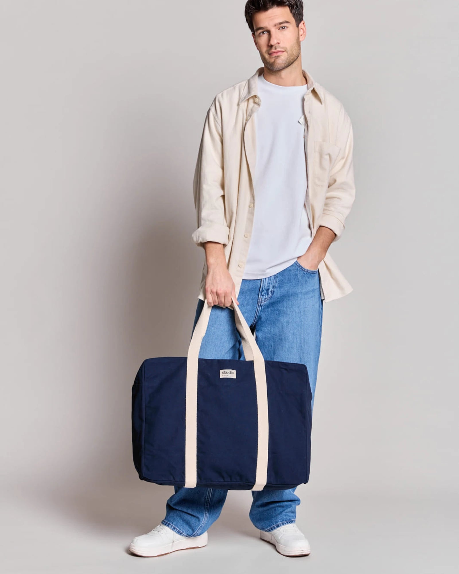 Sac de voyage coton bio Hindbag Gabriel à personnaliser - 9