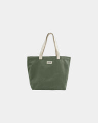 Sac de voyage coton bio Hindbag Hortense à personnaliser - Olive