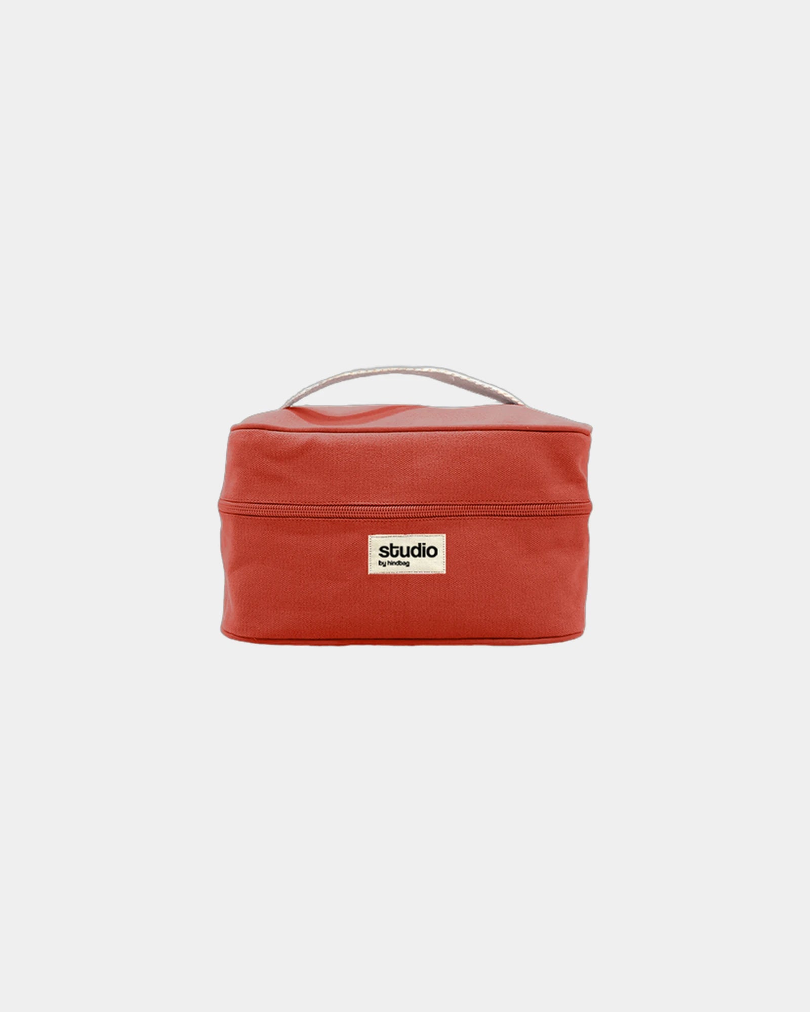 Trousse coton bio GOTS Hindbag Vanity Lina à personnaliser - Red