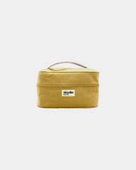 Trousse coton bio GOTS Hindbag Vanity Lina à personnaliser - Ochre