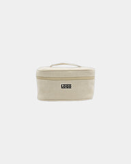 Trousse coton bio GOTS Hindbag Vanity Lina à personnaliser - Jute