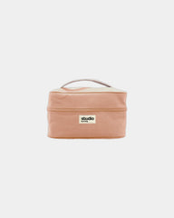 Trousse coton bio GOTS Hindbag Vanity Lina à personnaliser - Salmon