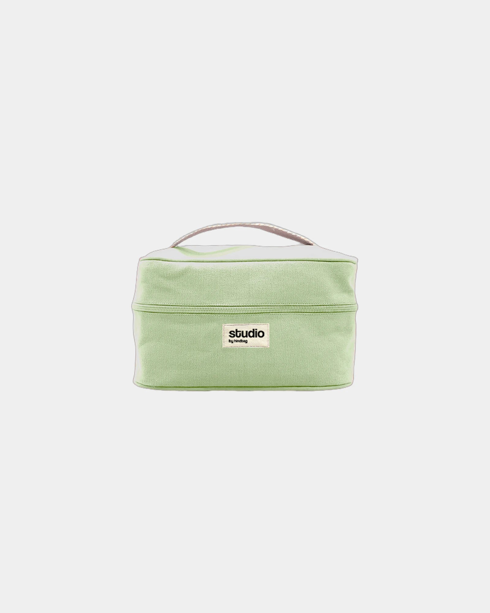 Trousse coton bio GOTS Hindbag Vanity Lina à personnaliser - Mint