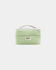 Trousse coton bio GOTS Hindbag Vanity Lina à personnaliser - Mint