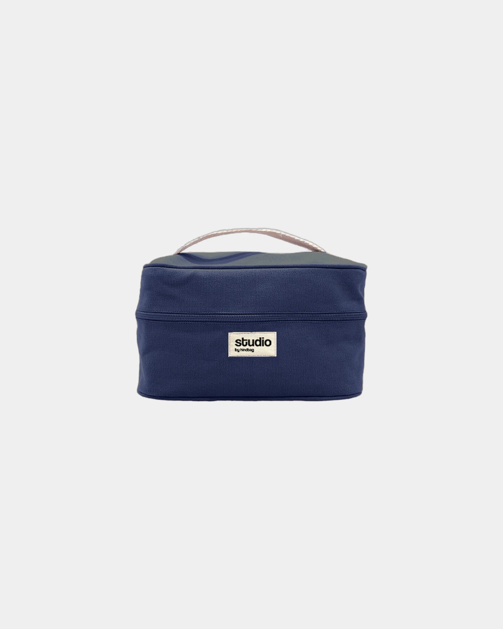 Trousse coton bio GOTS Hindbag Vanity Lina à personnaliser - Navy