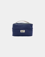 Trousse coton bio GOTS Hindbag Vanity Lina à personnaliser - Navy