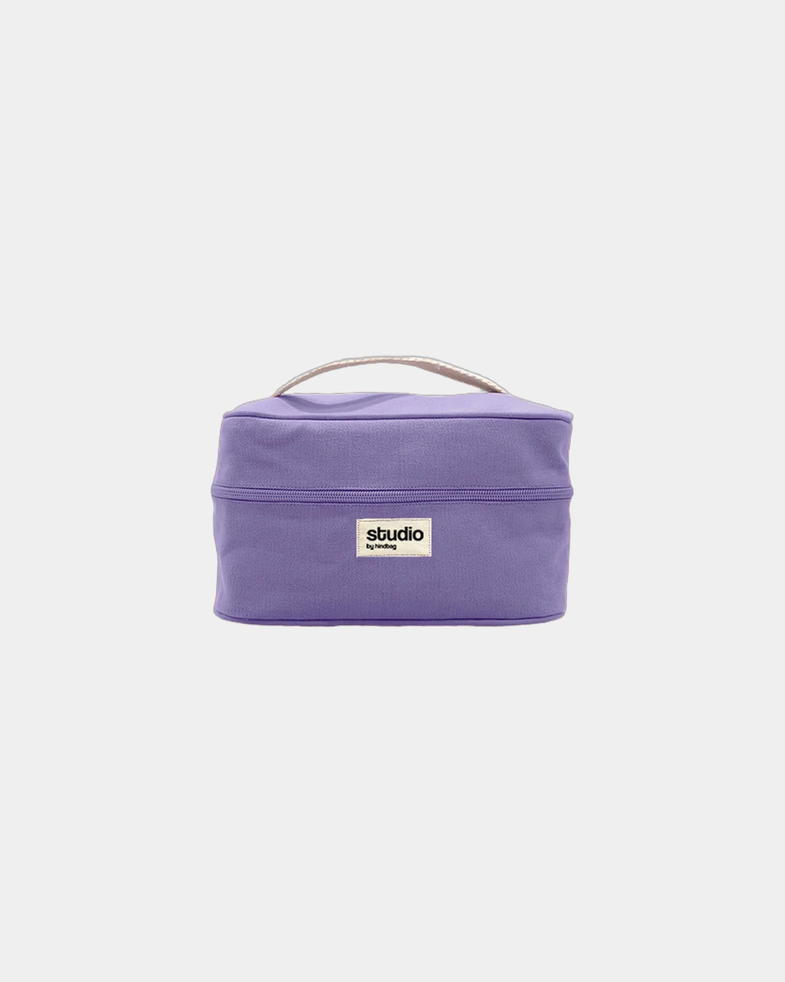 Trousse coton bio GOTS Hindbag Vanity Lina à personnaliser - Lavender