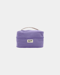 Trousse coton bio GOTS Hindbag Vanity Lina à personnaliser - Lavender