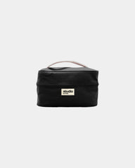 Trousse coton bio GOTS Hindbag Vanity Lina à personnaliser - Black