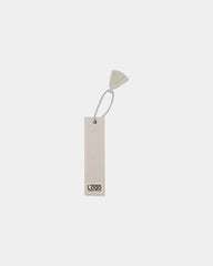 Marque-page coton bio Hindbag Alex à personnaliser - Ecru