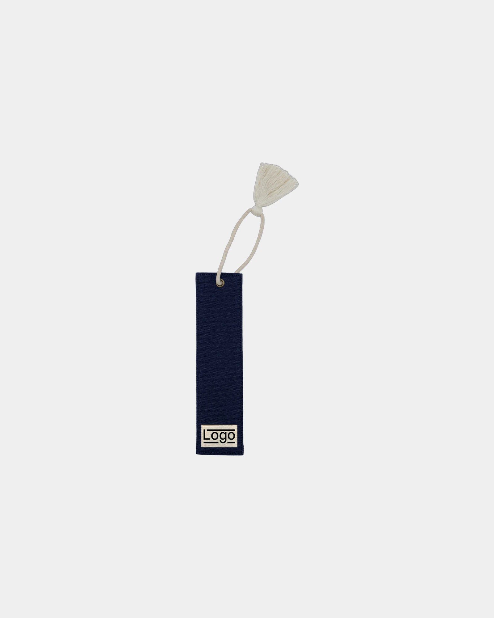 Marque-page coton bio Hindbag Alex à personnaliser - Navy