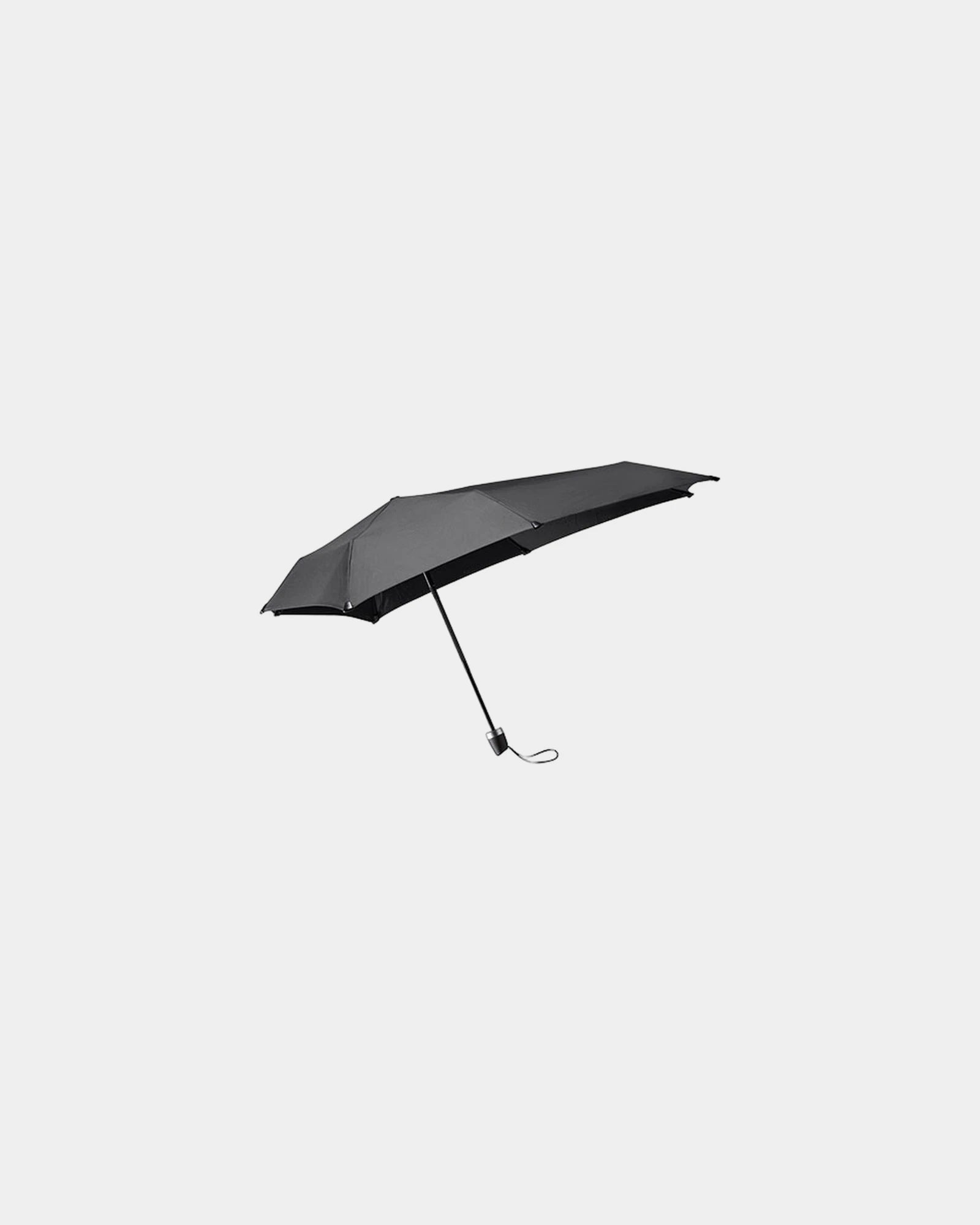 Parapluie pliable éco-responsable Senz Mini à personnaliser - Pure Black
