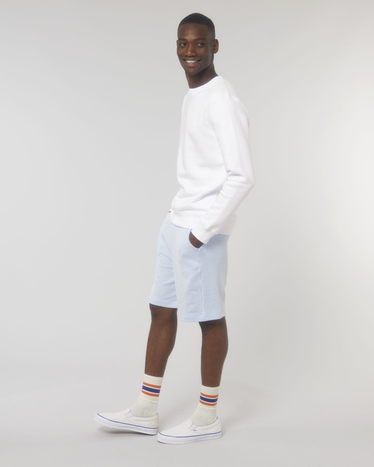 Sweat premium col rond unisexe en coton bio à personnaliser - 3