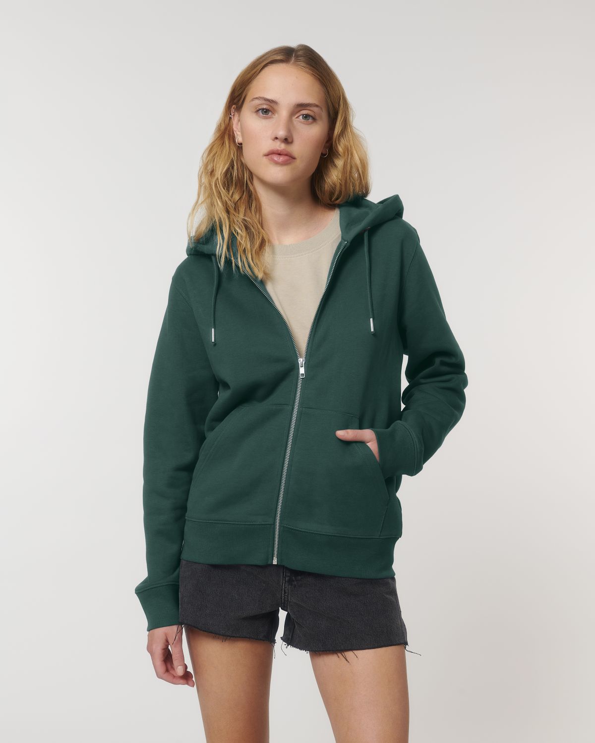 Sweat zippé épais à capuche unisexe personnalisable - 8