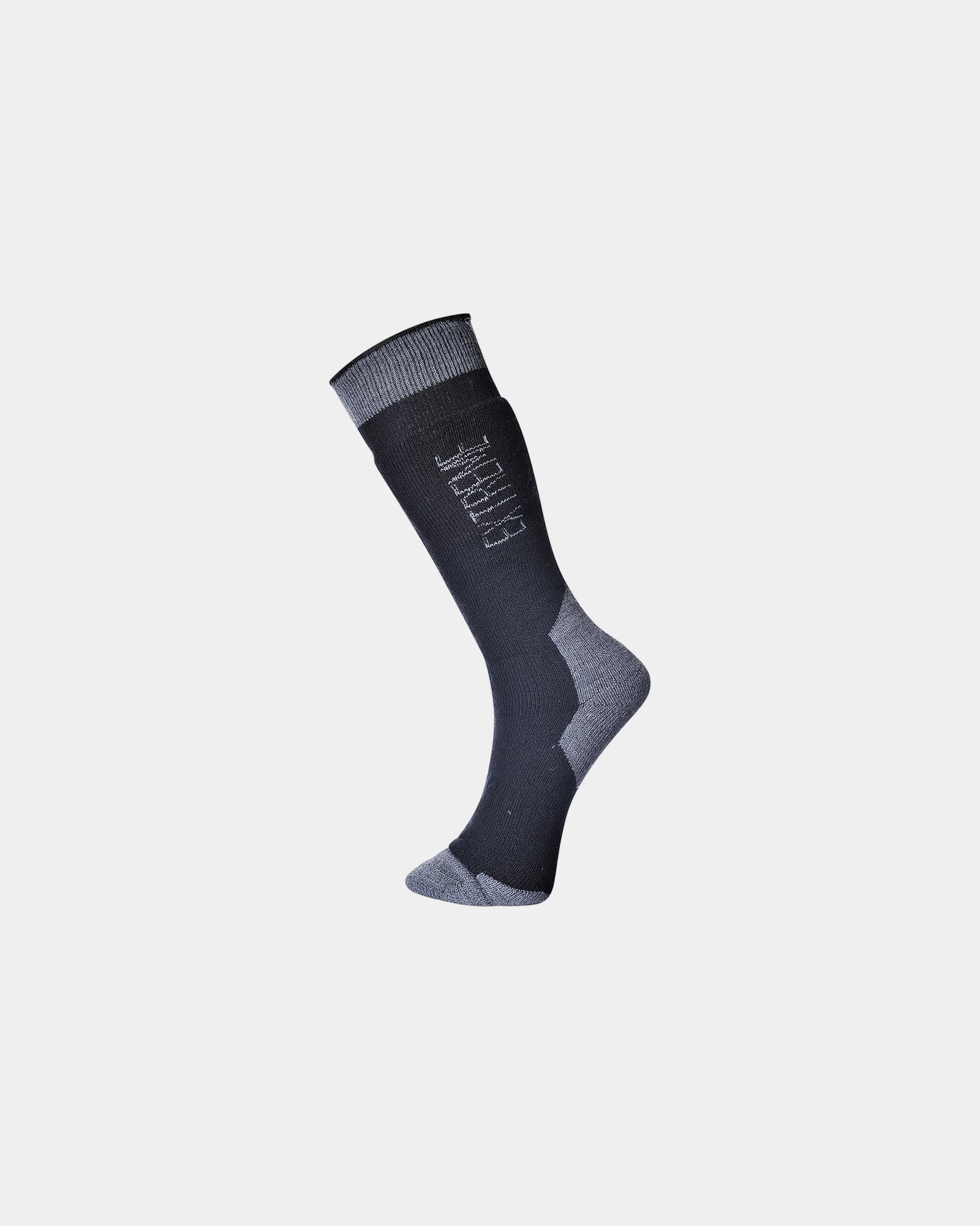 Chaussettes froid extrême à personnaliser - Noir-Bleu Ciel