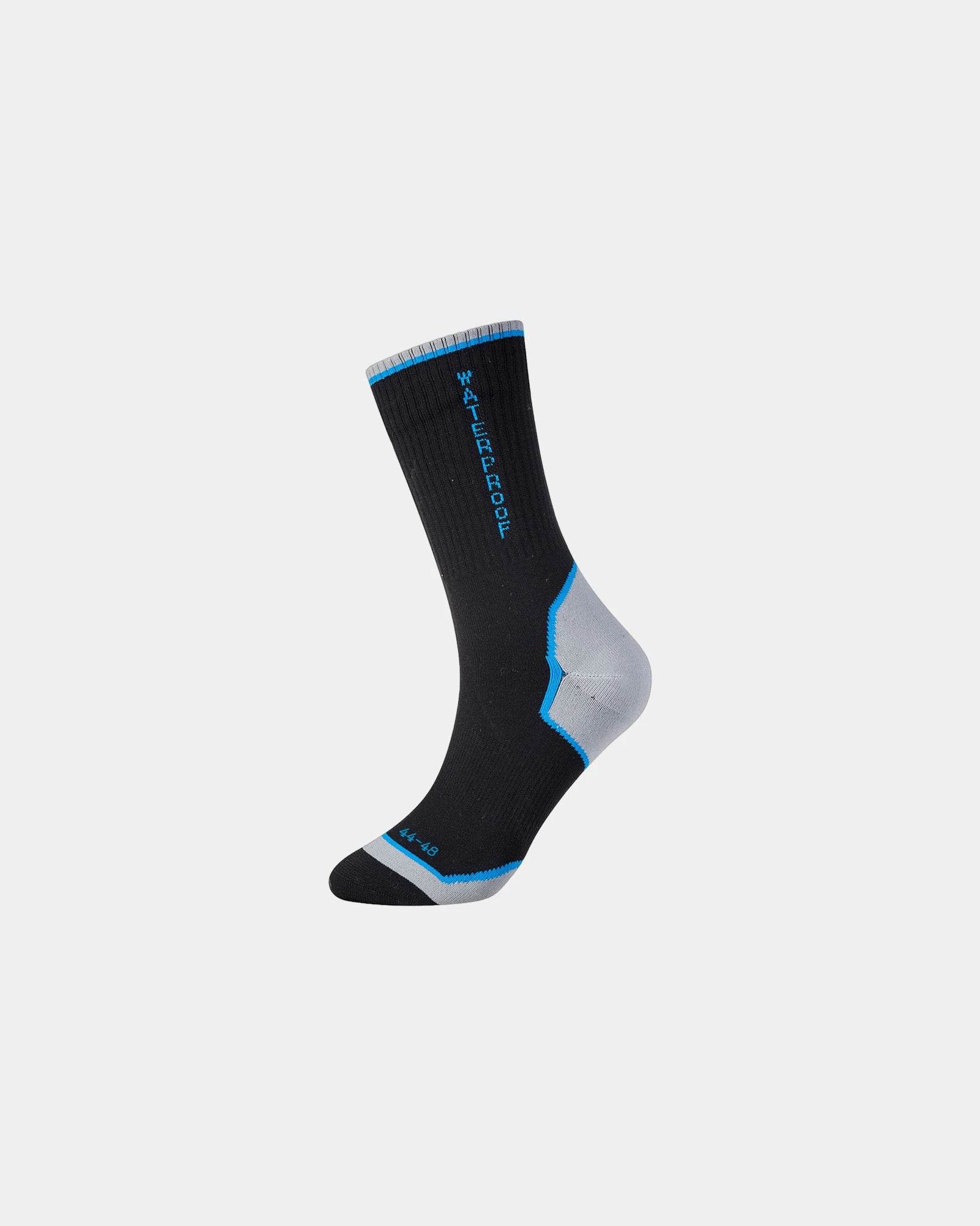 Chaussettes imperméables à personnaliser - Noir-Bleu Ciel