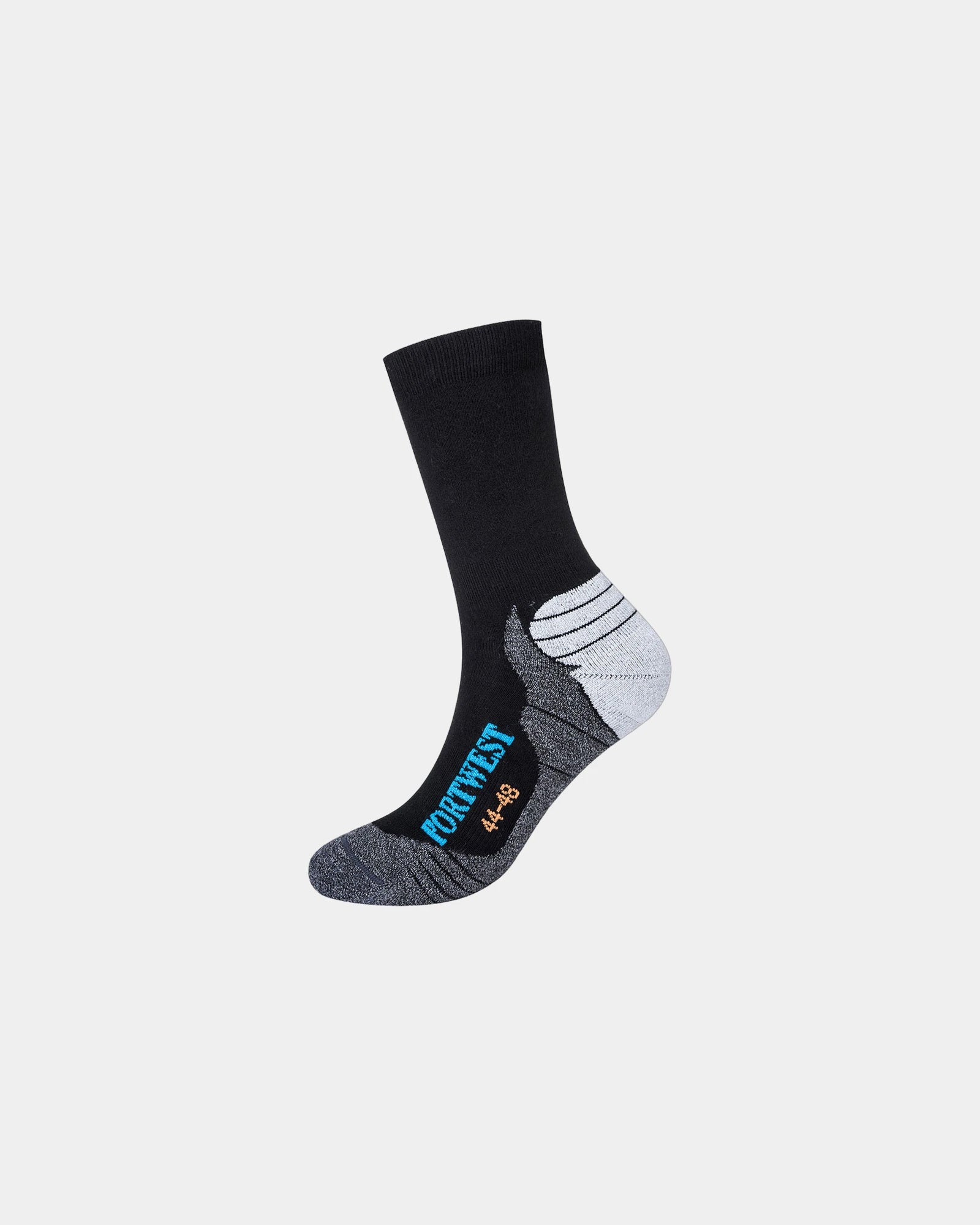 Chaussettes antibactériennes Hiker à personnaliser - Noir-Bleu Ciel