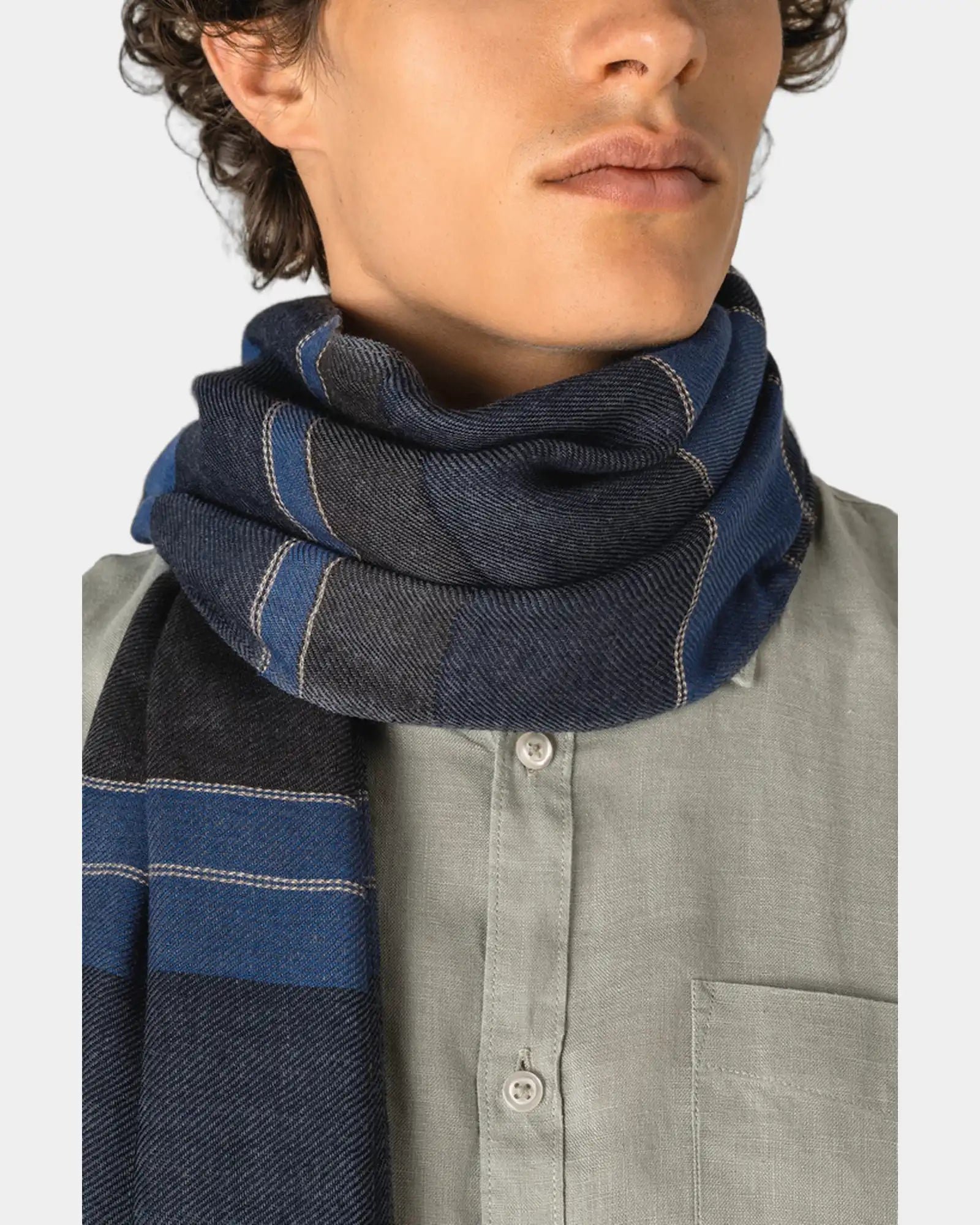 Chèche réversible coton twill à personnaliser - 2