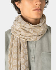 Chèche coton motifs artisanal à personnaliser - 2